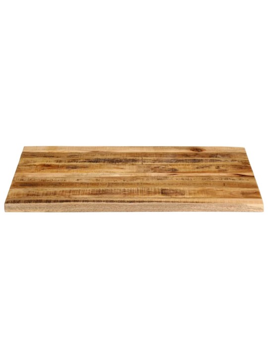 Stolní deska 100x80x2,5 cm živá hrana hrubé mangovníkové dřevo