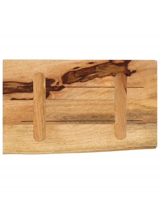 Stolní deska 60x20x3,8 cm živá hrana hrubé mangovníkové dřevo