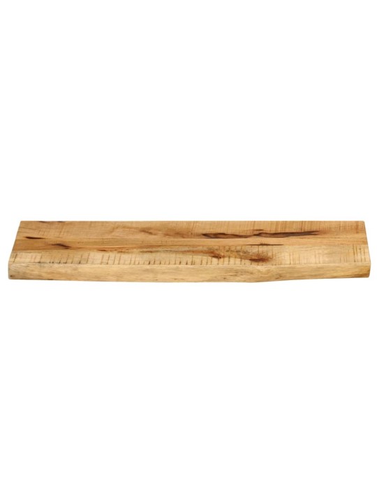 Stolní deska 80x20x3,8 cm živá hrana hrubé mangovníkové dřevo