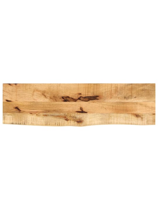 Stolní deska 100x20x3,8 cm živá hrana hrubé mangovníkové dřevo
