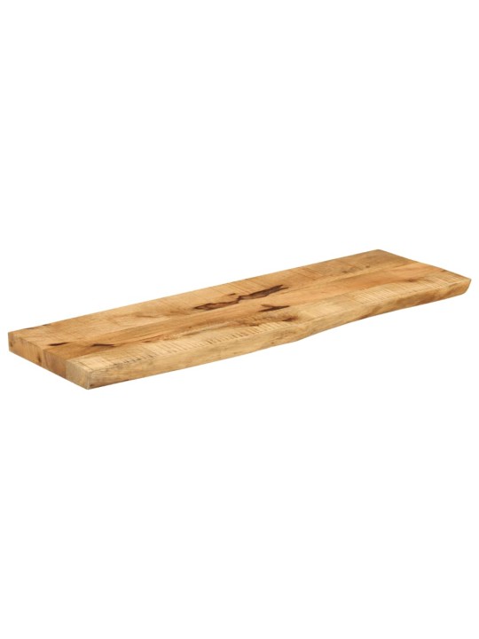 Stolní deska 100x20x3,8 cm živá hrana hrubé mangovníkové dřevo