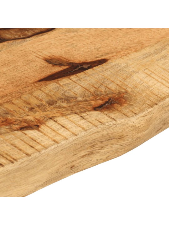 Stolní deska 100x20x3,8 cm živá hrana hrubé mangovníkové dřevo