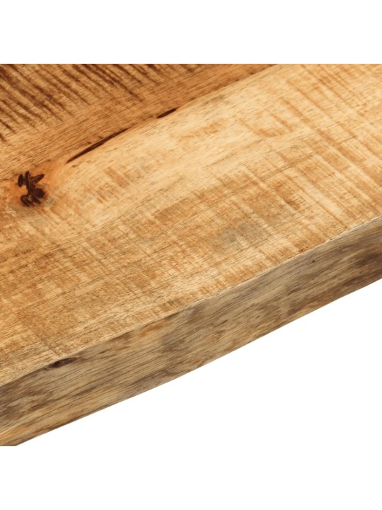 Stolní deska 140x20x3,8 cm živá hrana hrubé mangovníkové dřevo