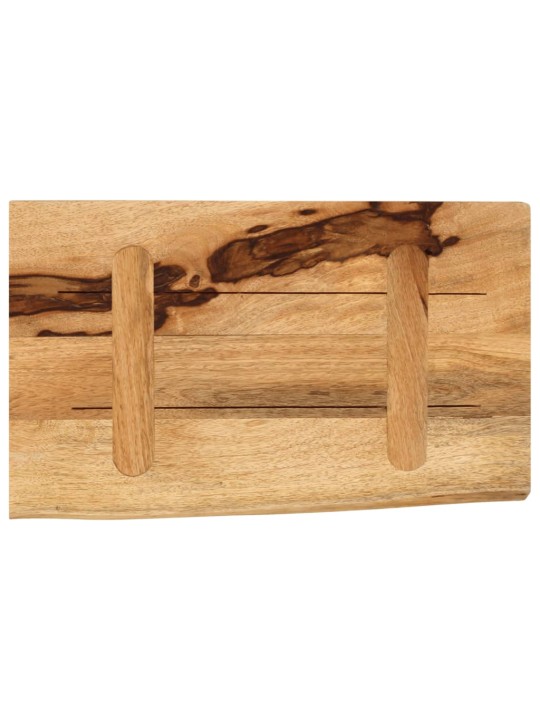 Stolní deska 40x30x3,8 cm živá hrana hrubé mangovníkové dřevo