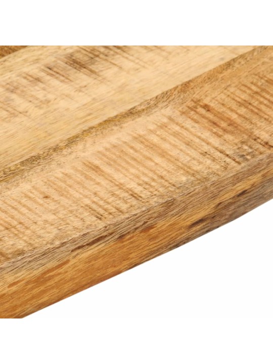 Stolní deska 80x80x3,8 cm živá hrana hrubé mangovníkové dřevo