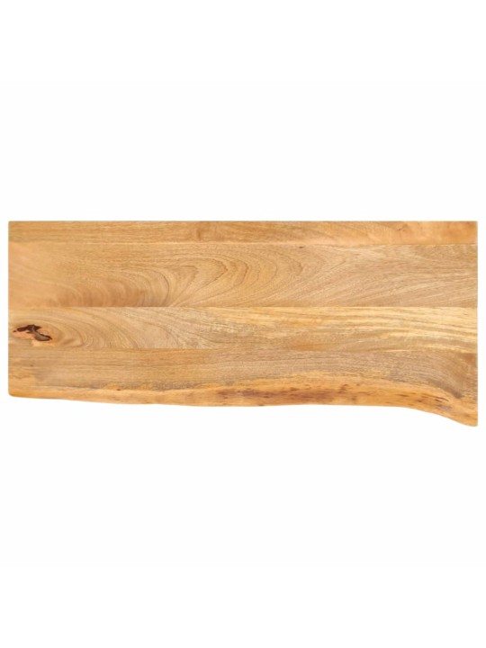 Stolní deska živá hrana 80 x 20 x 2,5 cm masivní mangovník
