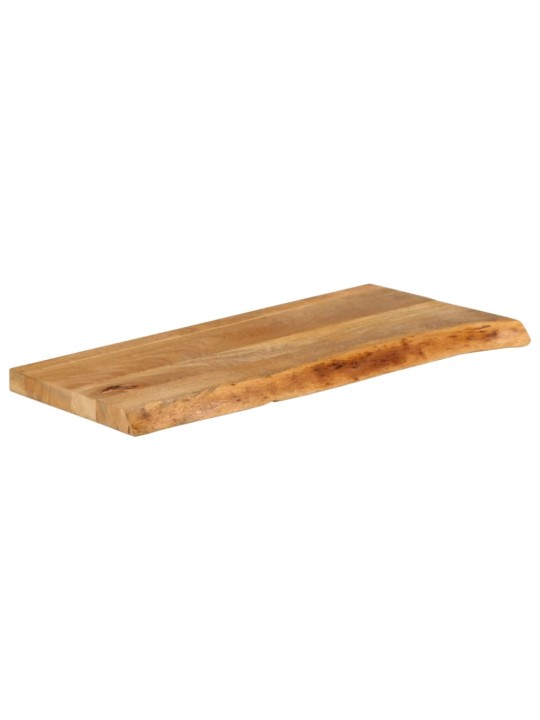 Stolní deska živá hrana 80 x 20 x 2,5 cm masivní mangovník