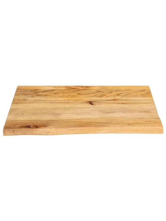 Stolní deska živá hrana 40 x 40 x 2,5 cm masivní mangovník