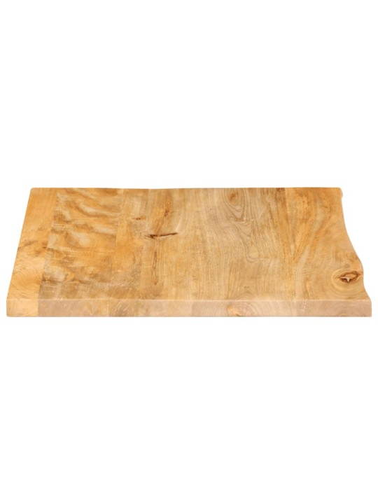 Stolní deska živá hrana 40 x 40 x 2,5 cm masivní mangovník