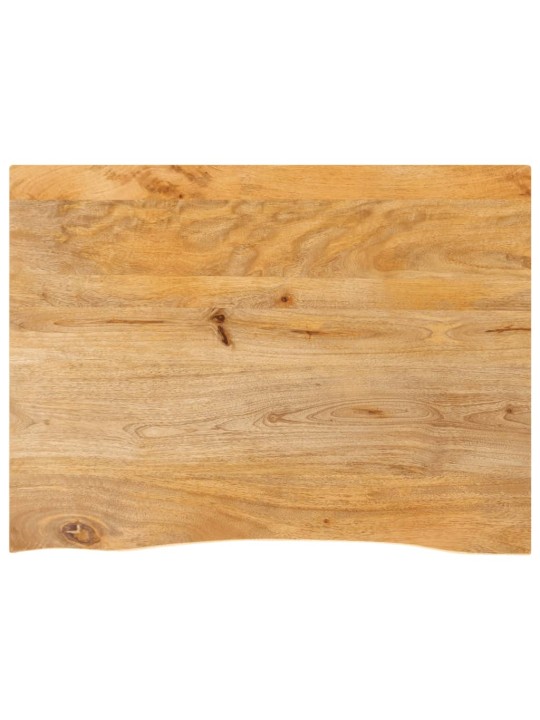 Stolní deska živá hrana 90 x 60 x 2,5 cm masivní mangovník