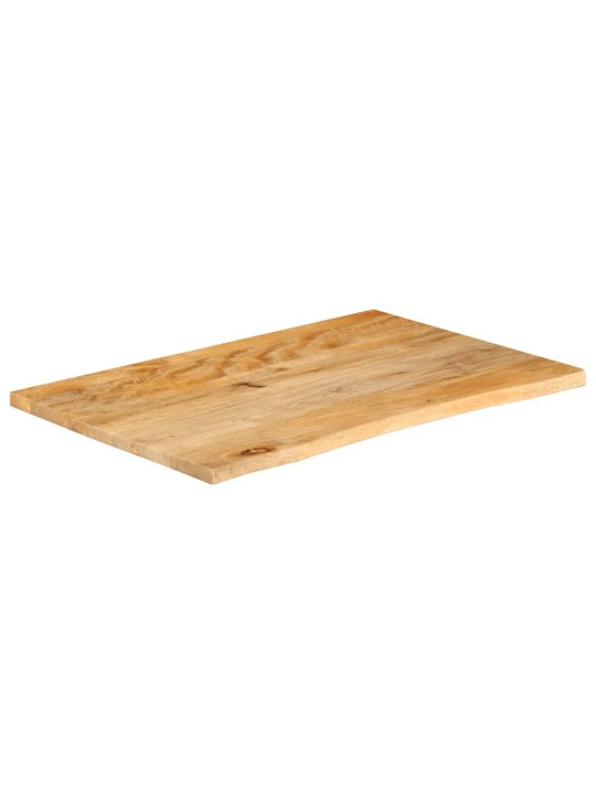 Stolní deska živá hrana 90 x 60 x 2,5 cm masivní mangovník