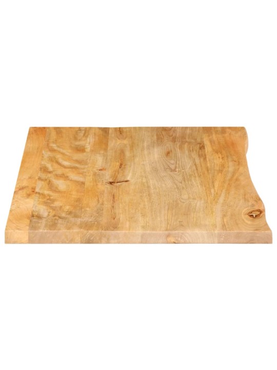 Stolní deska živá hrana 90 x 60 x 2,5 cm masivní mangovník
