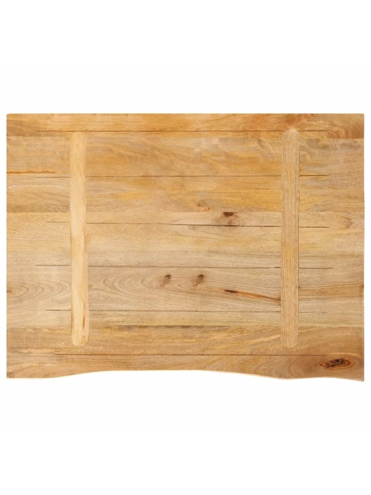 Stolní deska živá hrana 90 x 60 x 2,5 cm masivní mangovník
