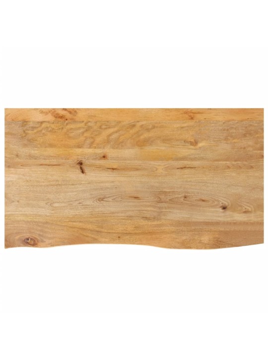 Stolní deska živá hrana 100 x 60 x 2,5 cm masivní mangovník