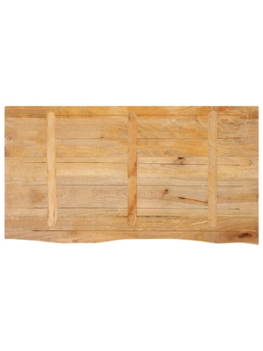 Stolní deska živá hrana 100 x 60 x 2,5 cm masivní mangovník