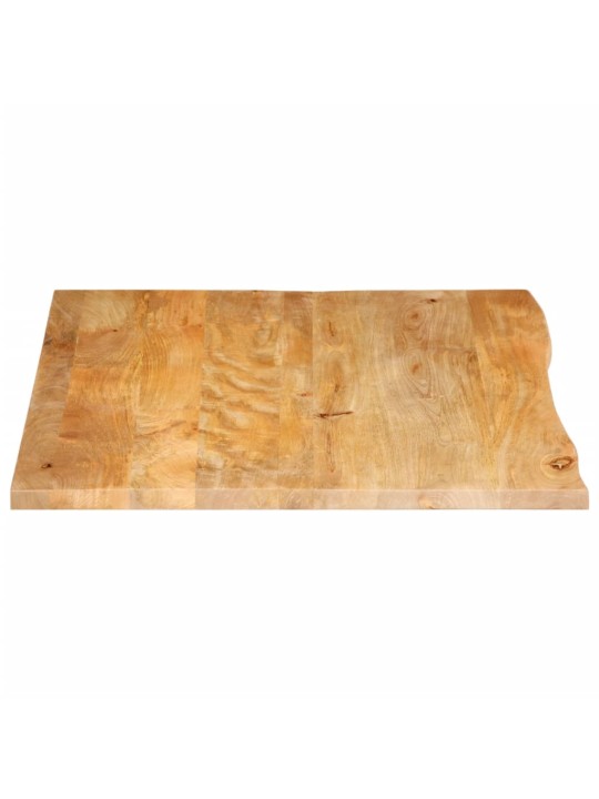 Stolní deska živá hrana 90 x 80 x 2,5 cm masivní mangovník