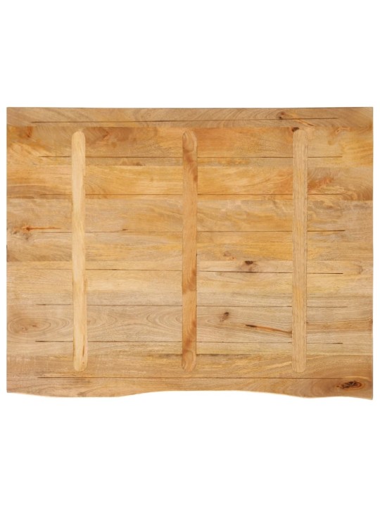 Stolní deska živá hrana 90 x 80 x 2,5 cm masivní mangovník
