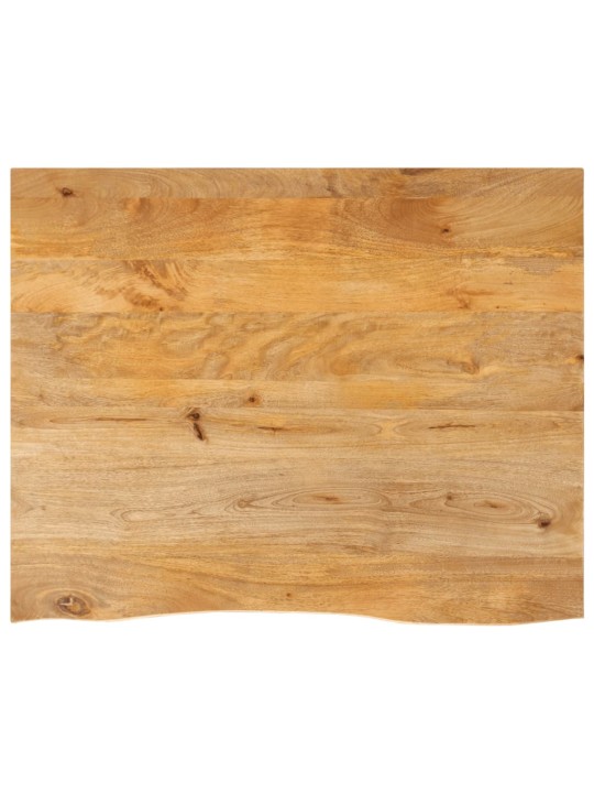 Stolní deska živá hrana 100 x 80 x 2,5 cm masivní mangovník