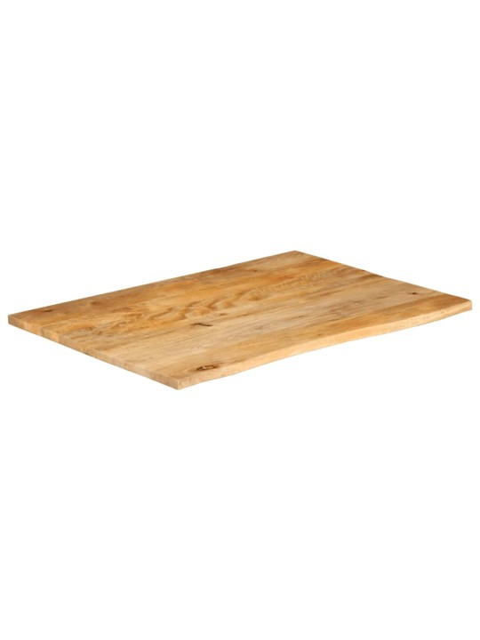 Stolní deska živá hrana 100 x 80 x 2,5 cm masivní mangovník