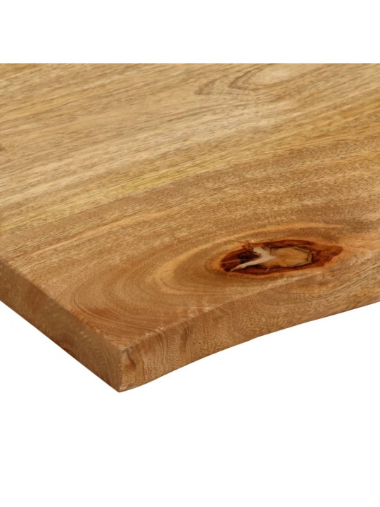 Stolní deska živá hrana 100 x 80 x 2,5 cm masivní mangovník