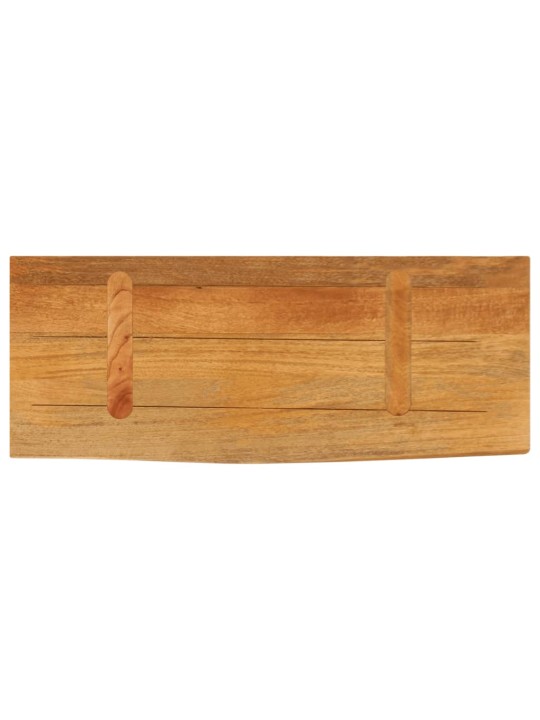 Stolní deska živá hrana 70 x 20 x 2,5 cm masivní mangovník