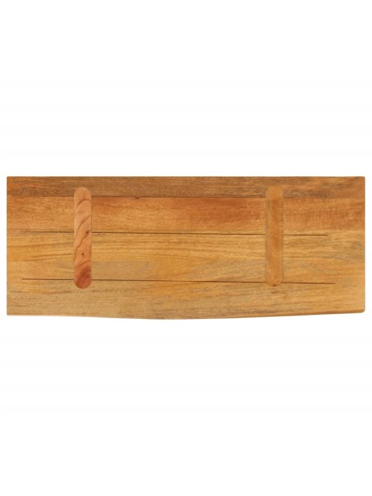 Stolní deska živá hrana 80 x 20 x 2,5 cm masivní mangovník