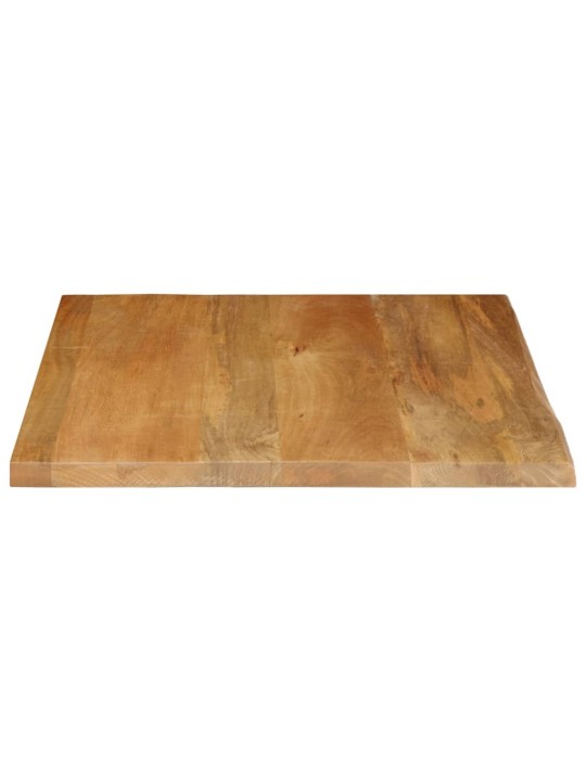 Stolní deska živá hrana 40 x 40 x 2,5 cm masivní mangovník