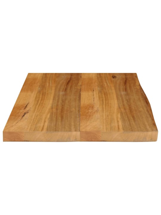 Stolní deska živá hrana 80 x 60 x 2,5 cm masivní mangovník