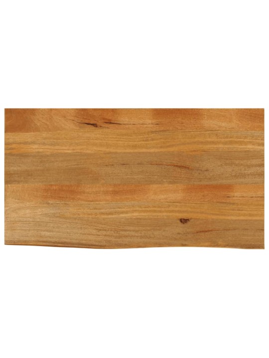 Stolní deska živá hrana 100 x 60 x 2,5 cm masivní mangovník