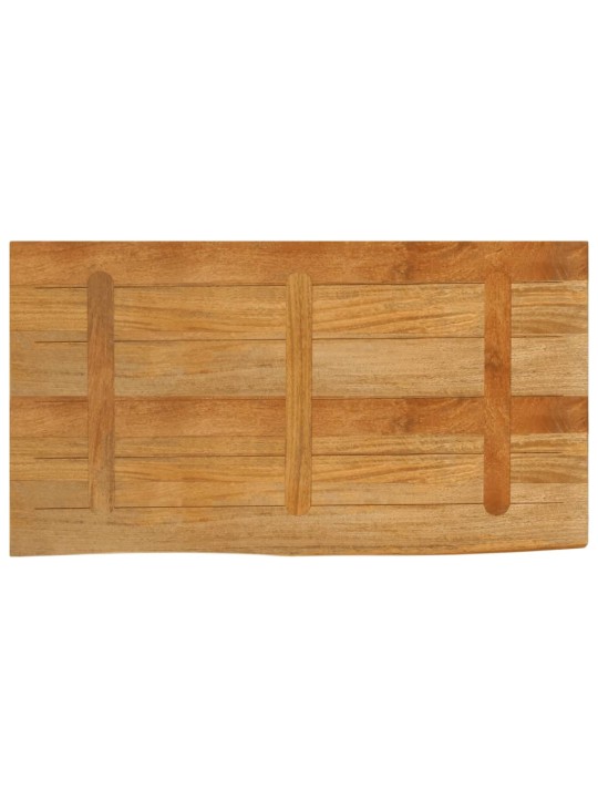 Stolní deska živá hrana 100 x 60 x 2,5 cm masivní mangovník