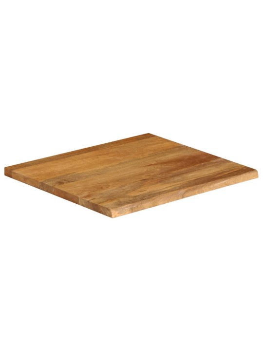Stolní deska živá hrana 80 x 80 x 2,5 cm masivní mangovník