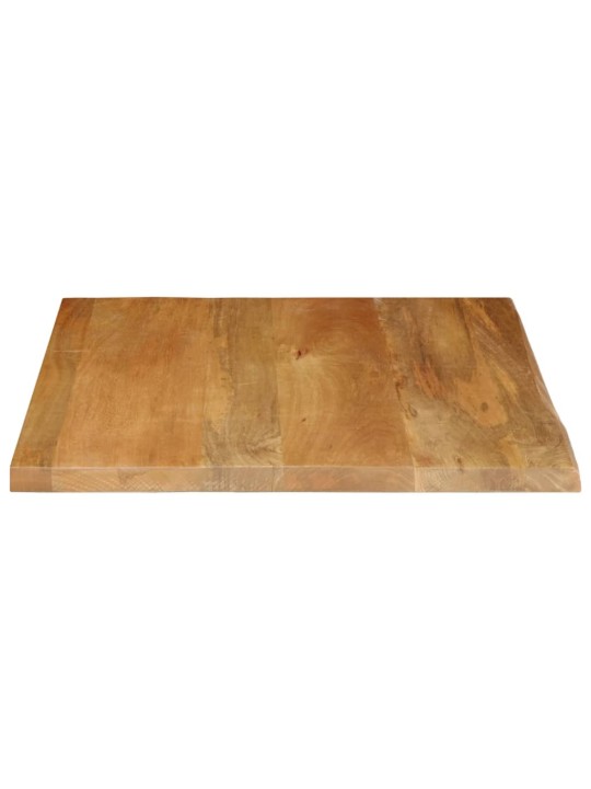Stolní deska živá hrana 80 x 80 x 2,5 cm masivní mangovník