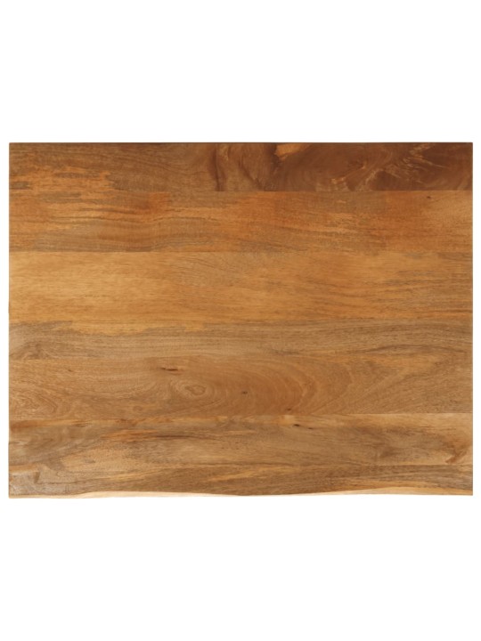 Stolní deska živá hrana 90 x 80 x 2,5 cm masivní mangovník