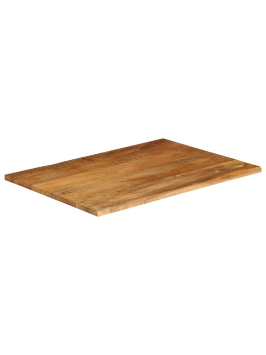 Stolní deska živá hrana 100 x 80 x 2,5 cm masivní mangovník