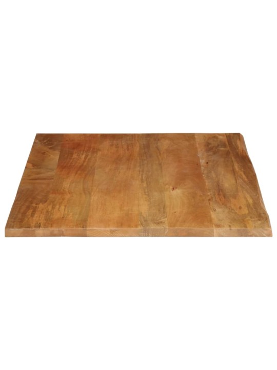 Stolní deska živá hrana 100 x 80 x 2,5 cm masivní mangovník