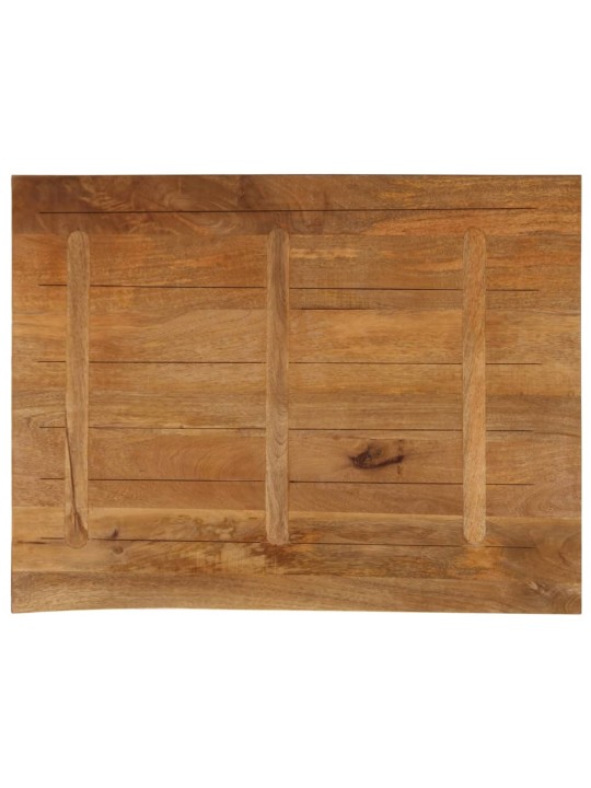 Stolní deska živá hrana 100 x 80 x 2,5 cm masivní mangovník