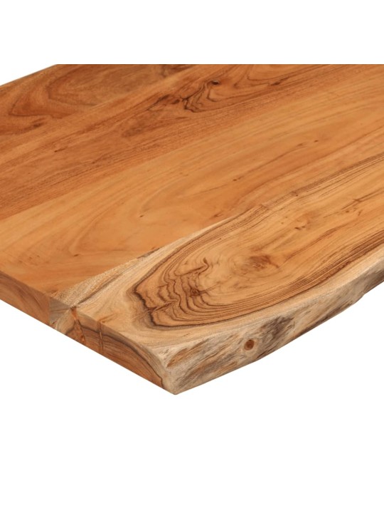 Stolní deska 40x40x2,5 cm obdélníková masivní akácie živá hrana