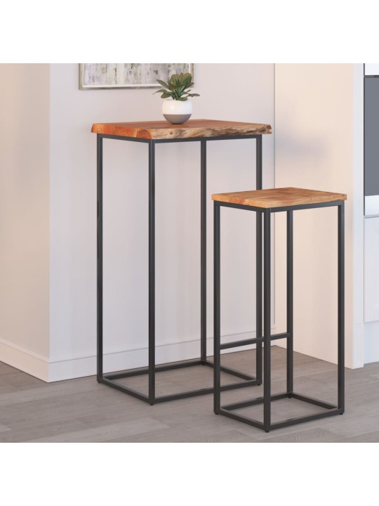 Stolní deska 50x40x2,5 cm obdélníková masivní akácie živá hrana