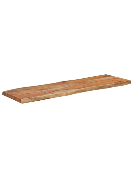 Stolní deska 110x40x2,5 cm obdélník masivní akácie živá hrana