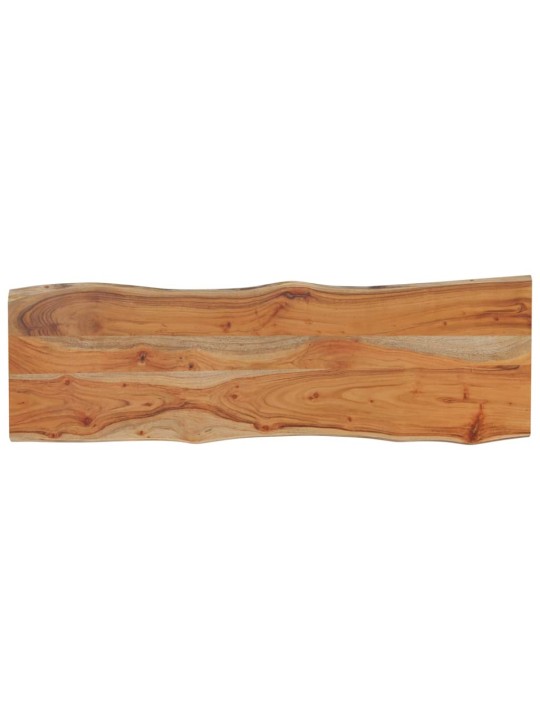 Stolní deska 110x40x2,5 cm obdélník masivní akácie živá hrana