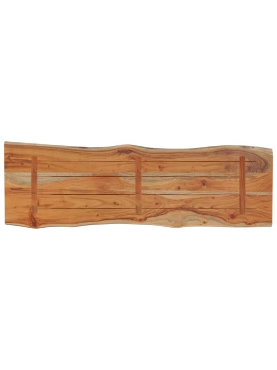 Stolní deska 110x40x2,5 cm obdélník masivní akácie živá hrana