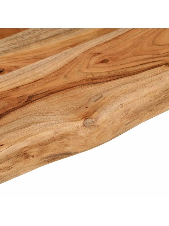 Stolní deska 110x40x2,5 cm obdélník masivní akácie živá hrana