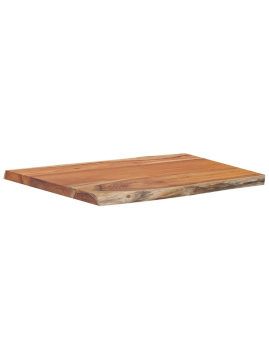 Stolní deska 70x60x2,5 cm obdélník masivní akácie živá hrana