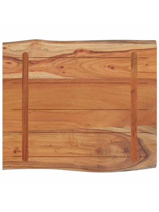 Stolní deska 70x60x2,5 cm obdélník masivní akácie živá hrana