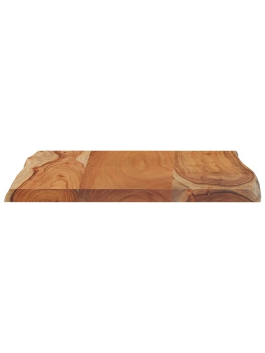 Stolní deska 70x60x2,5 cm obdélník masivní akácie živá hrana