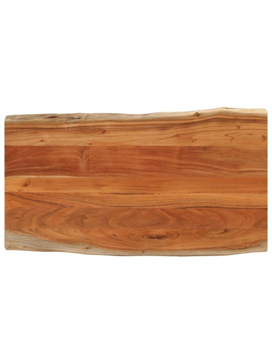 Stolní deska 120x60x2,5cm obdélníková masivní akácie živá hrana
