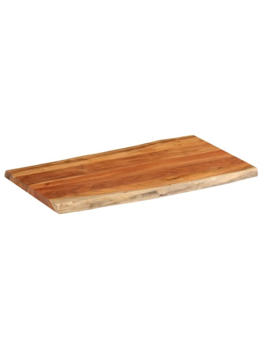 Stolní deska 120x60x2,5cm obdélníková masivní akácie živá hrana