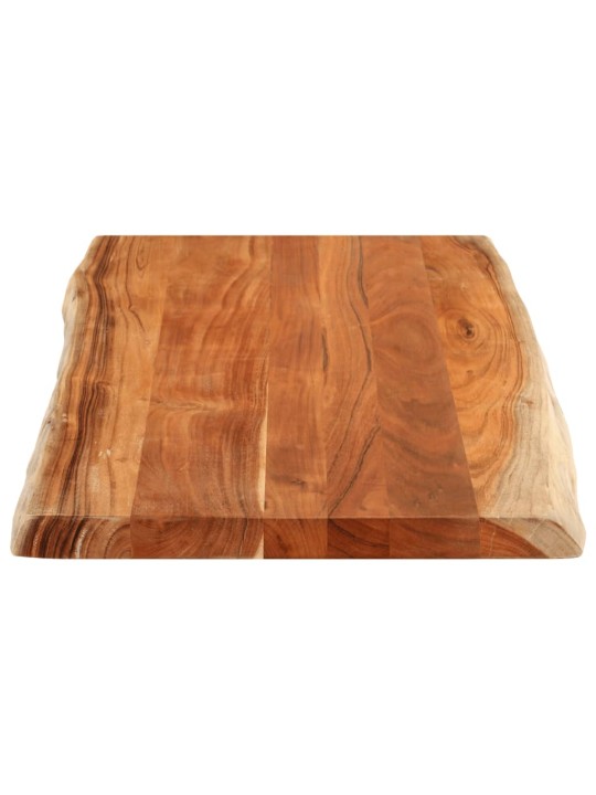 Stolní deska 120x60x2,5cm obdélníková masivní akácie živá hrana