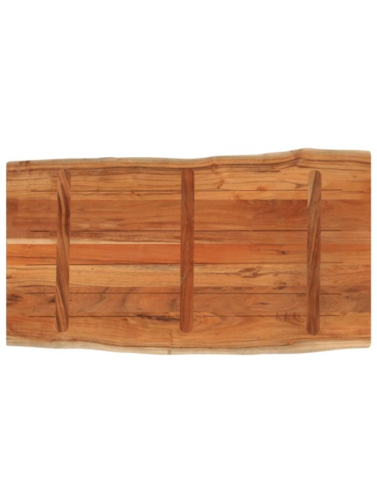 Stolní deska 120x60x2,5cm obdélníková masivní akácie živá hrana
