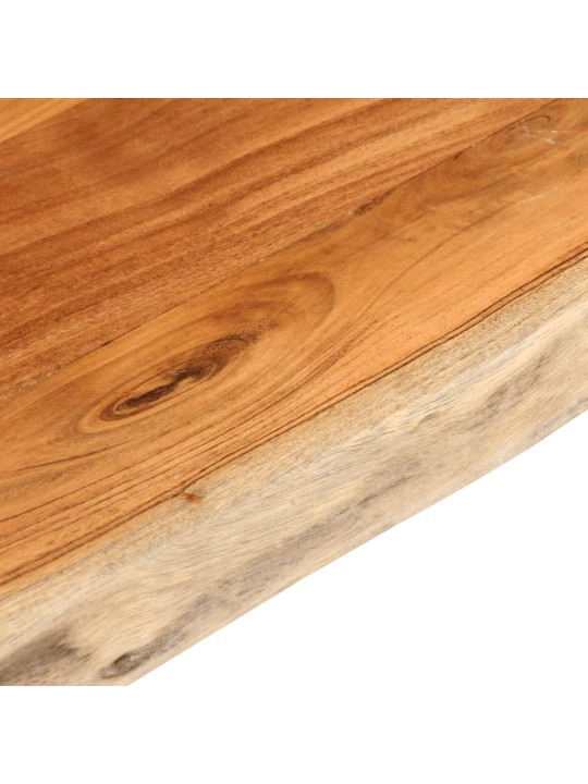 Stolní deska 120x60x2,5cm obdélníková masivní akácie živá hrana